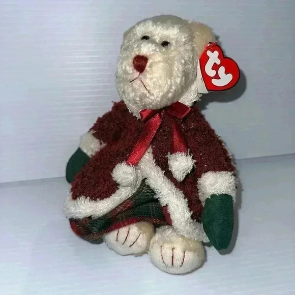 NWT!Lot of 2 TY Attic Treasures Collection Bears 2000Mrs.Santabear/1993Rafaella - Picture 16 of 16